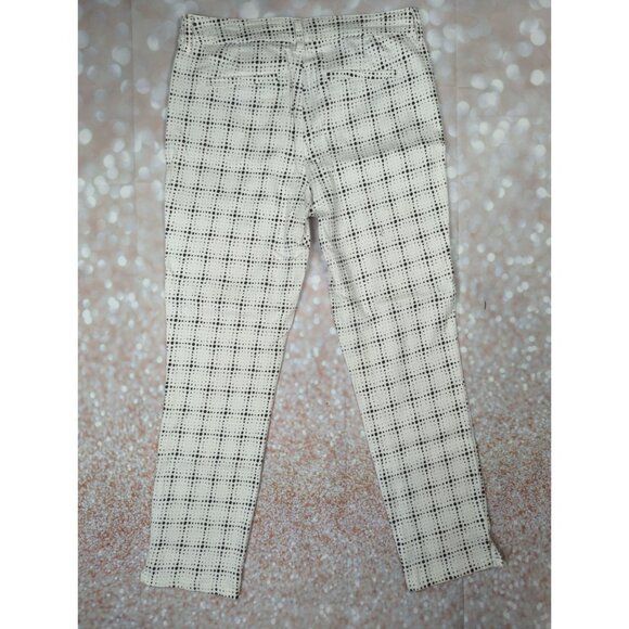 NYDJ Womens Ankle Pants size 4 Polka Dot Stretch Lift Tuck Technology - Picture 7 of 11